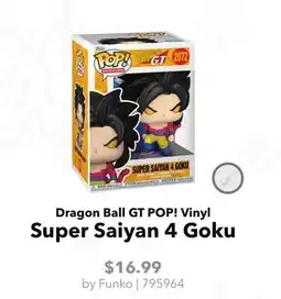GameStop Funko Dragon Ball GT POP! Vinyl Super Saiyan 4 Goku offer