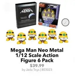 GameStop Jada Toys Mega Man Neo Metal 1/12 Scale Action Figure 6 Pack offer