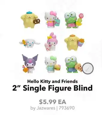 GameStop Jazwares Hello Kitty and Friends 2 Single Figure Blind offer