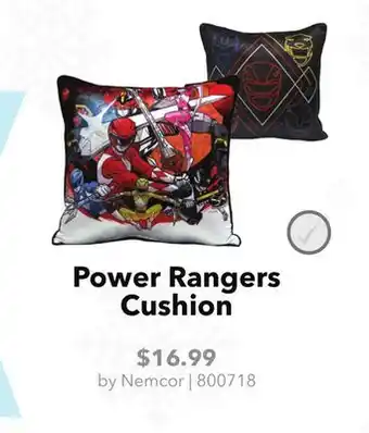 GameStop Nemcor Power Rangers Cushion offer