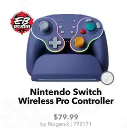 GameStop Biogenik Nintendo Switch Wireless Pro Controller offer