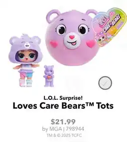 GameStop MGA L.O.L. Surprise! Loves Care Bears Tots offer