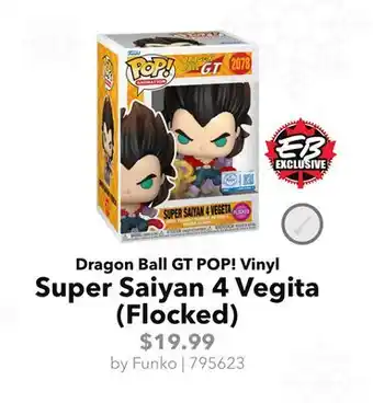 GameStop Funko Dragon Ball GT POP! Vinyl Super Saiyan 4 Vegita (Flocked) offer