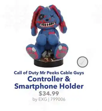 GameStop EXG Call of Duty Mr Peeks Cable Guys Controller & Smartphone Holder offer