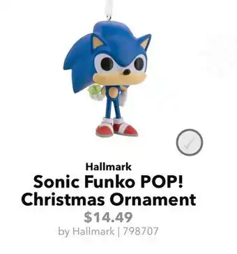 GameStop Hallmark Sonic Funko POP! Christmas Ornament offer