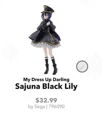 GameStop Sega Sajuna Black Lily offer