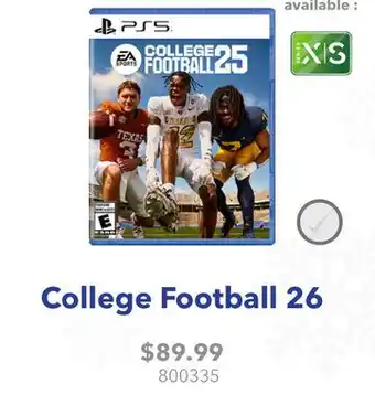 GameStop College Football 26 offer