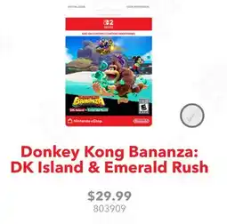 GameStop Donkey Kong Bananza: DK Island & Emerald Rush offer