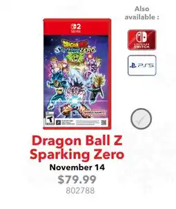 GameStop Dragon Ball Z Sparking Zero offer