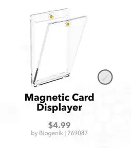 GameStop Biogenik Magnetic Card Displayer offer