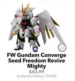 GameStop Bandai Hobby FW Gundam Converge Seed Freedom Revive Mighty offer
