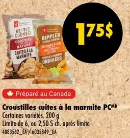 Wholesale Club Croustilles cuites a la marmite offer