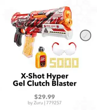 GameStop Zuru X-Shot Hyper Gel Clutch Blaster offer