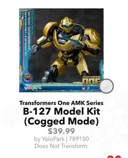GameStop Transformers One AMK Series B-127 Model Kit (Cogged Mode) offer