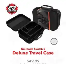 GameStop Biogenik Nintendo Switch 2 Deluxe Travel Case offer
