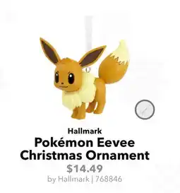 GameStop Hallmark Pokémon Eevee Christmas Ornament offer
