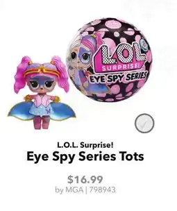 GameStop MGA L.O.L. Surprise! Eye Spy Series Tots offer