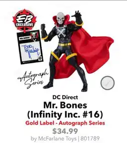 GameStop McFarlane Toys DC Direct Mr. Bones (Infinity Inc. #16) offer