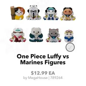 GameStop MegaHouse One Piece Luffy vs Marines Figures offer