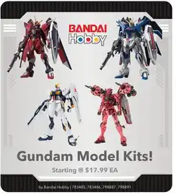 GameStop Gundam Model Kits! offer