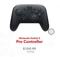 GameStop Nintendo Switch 2 Pro Controller offer
