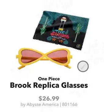 GameStop Abysse America One Piece Brook Replica Glasses offer