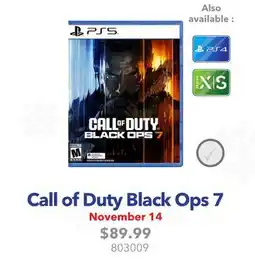 GameStop Call of Duty Black Ops 7 offer