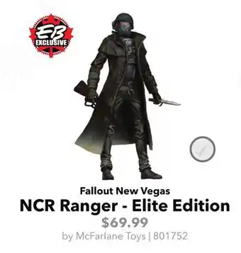 GameStop Fallout New Vegas NCR Ranger - Elite Edition McFarlane Toys offer