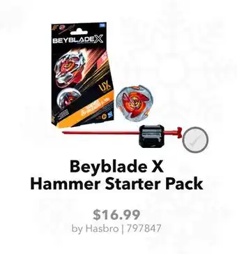 GameStop Beyblade X Hammer Starter Pack offer