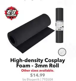 GameStop High-density Cosplay Foam - 3mm Roll offer