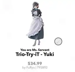 GameStop FuRyu You are Ms. Servant Trio-Try-iT - Yuki offer