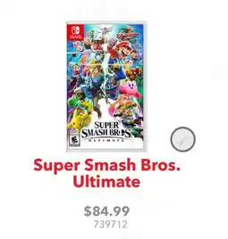 GameStop Super Smash Bros. Ultimate offer