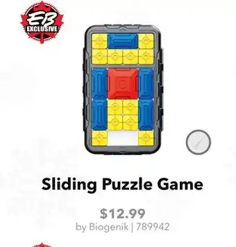 GameStop Biogenik Sliding Puzzle Game offer