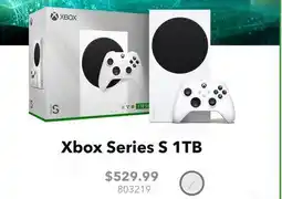 GameStop Xbox Series S 1TB offer