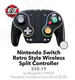 GameStop Nintendo Switch Retro Style Wireless Split Controller offer
