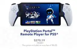 GameStop PlayStation PortalTM Remote Player for PS5 offer