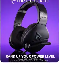 GameStop Turtle Beach RANK UP YOUR POWER LEVEL offer
