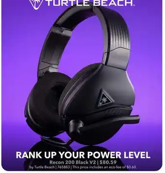 GameStop Turtle Beach RANK UP YOUR POWER LEVEL offer