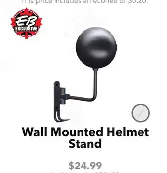 GameStop Biogenik Wall Mounted Helmet Stand offer