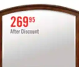 The Brick Chelsea Bedroom Dresser Mirror - Cherry Brown offer