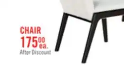 The Brick Alma Dining Chair with Boucle Fabric - Charcoal Black & White offer