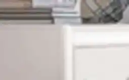 The Brick Halo Bedroom 6-Drawer Dresser with LED Light, 58W x 35H, Glam - White offer