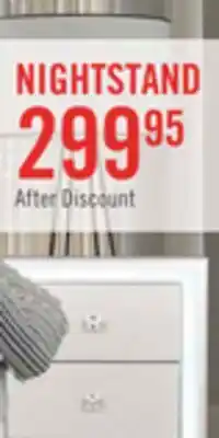 The Brick Halo Bedside 2-Drawer Nightstand with LED Light, 21W x 24H, Glam - White offer