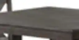 The Brick Tribeca Counter-Height Table, Pedestal Base, 40W Square - Grey/Brown offer