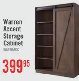 The Brick Warren 47.25 Accent Storage Cabinet with Sliding Barn-style Door - Walnut Oak offer
