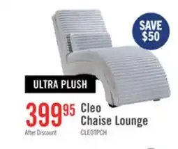 The Brick Cleo 26 Ultra Plush Faux Fur Fabric Chaise Lounge with Accent Pillow - Light Grey offer