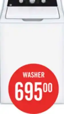 The Brick GE 4.4 Cu Ft. Top Load Washer White - GTW334BMRWS offer