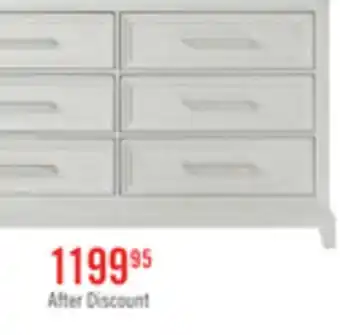 The Brick Vida Bedroom 6-Drawer Dresser, 66W x 40H - Sand offer
