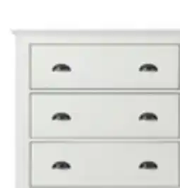 The Brick Ella Bedroom Chest of Drawers, 5-Drawer, 36W x 53H - White offer