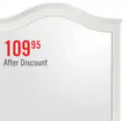 The Brick Ella Bedroom Dresser Mirror - White offer